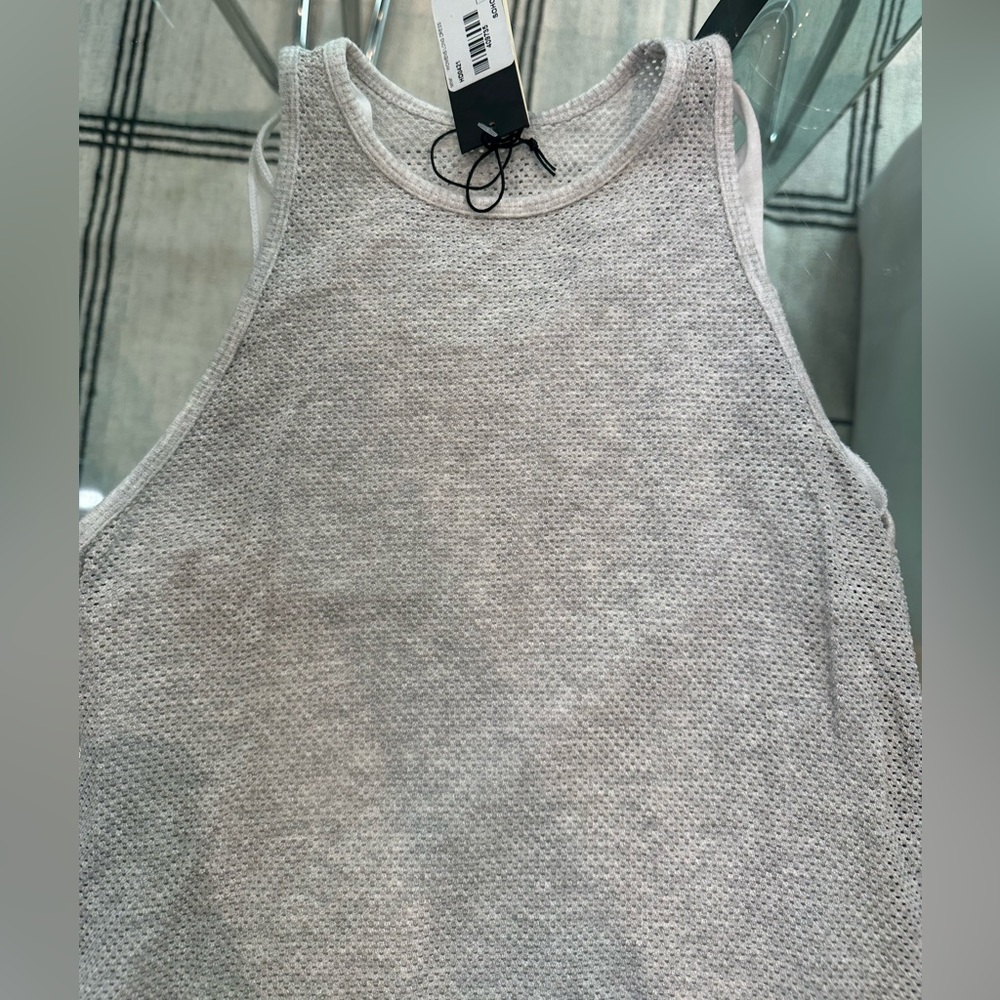 Monrow womens long dress in grey waffle. Xs. NWT